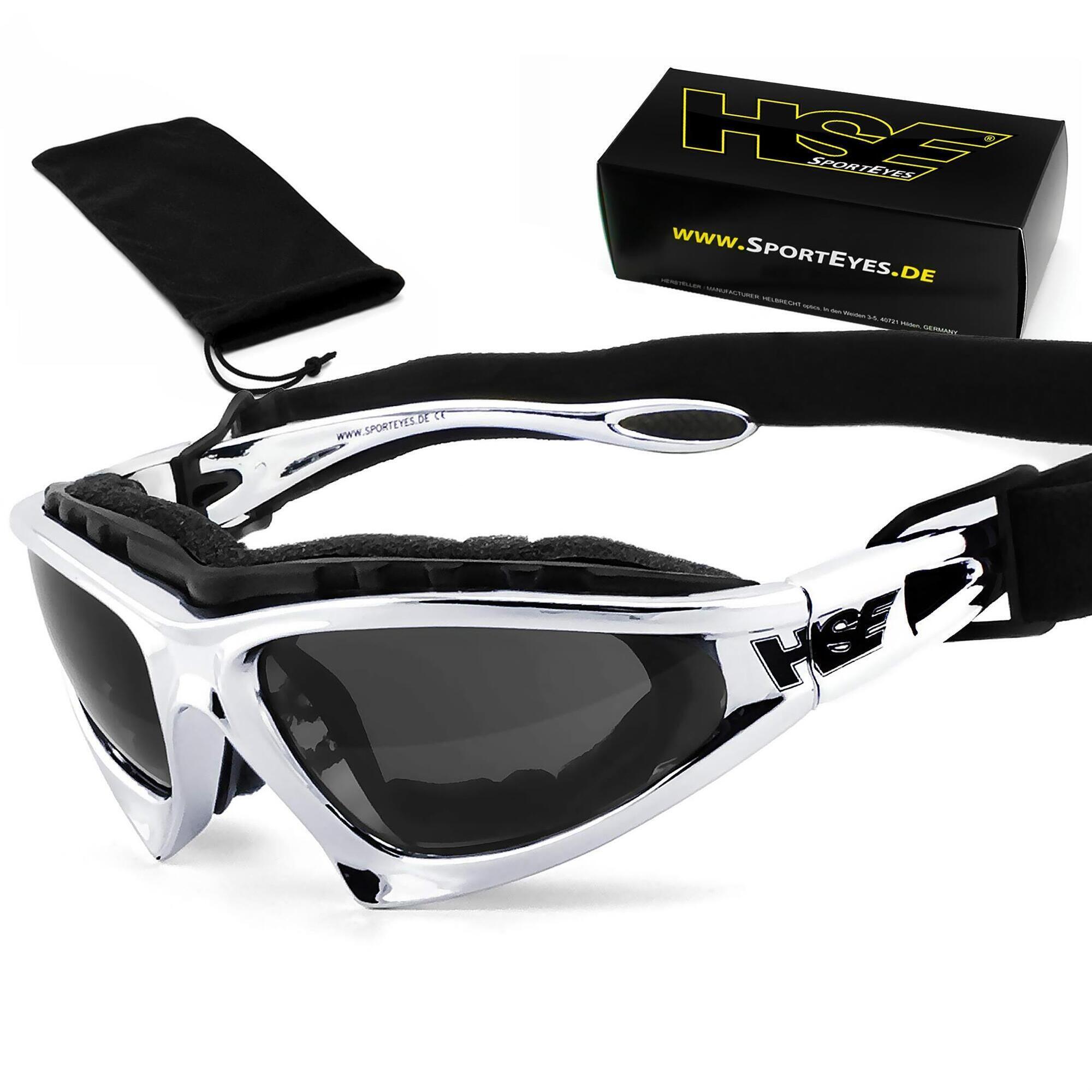 HSE - SPORTEYES Sportbrille | FALCON-X | smoke | Steinschlagbeständig | beschlagfrei