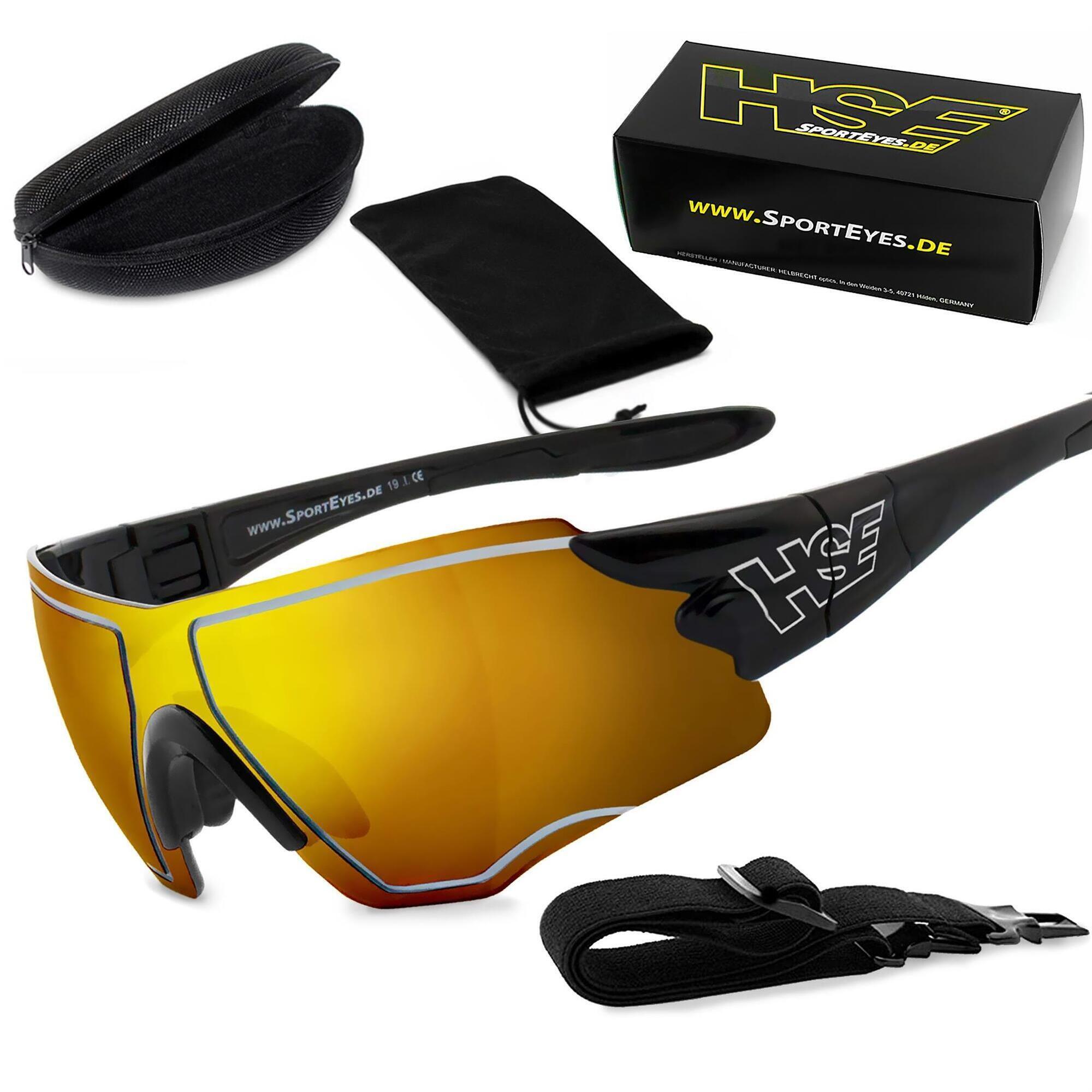 HSE - SPORTEYES Sportbrille | SPEEDWULF | Laser gold | Steinschlagbeständig | beschlagfrei