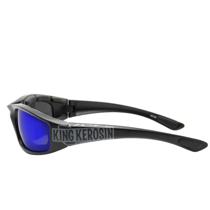 Sportbrille | KK140 gepolstert | Laser blue | Steinschlagbeständig