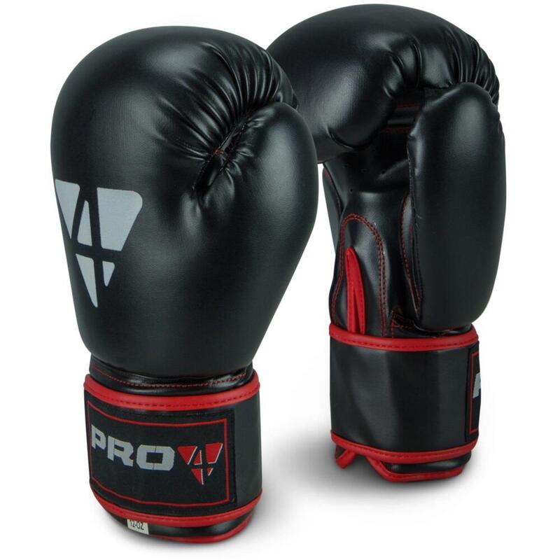 Boxhandschuhe Fight schwarz/rot