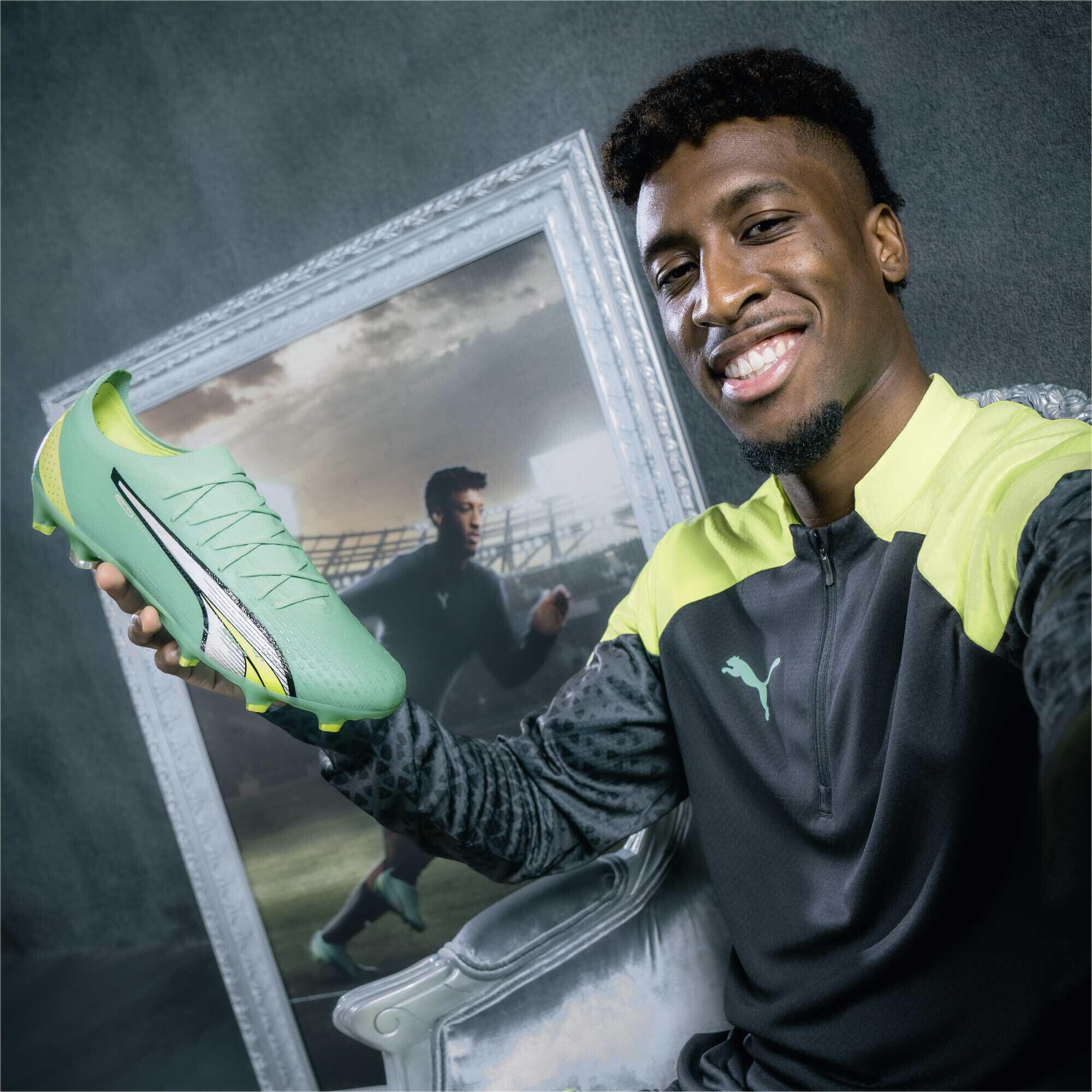 Puma Ultra Ultimate FG/AG Mens Green Football Boots 2/7