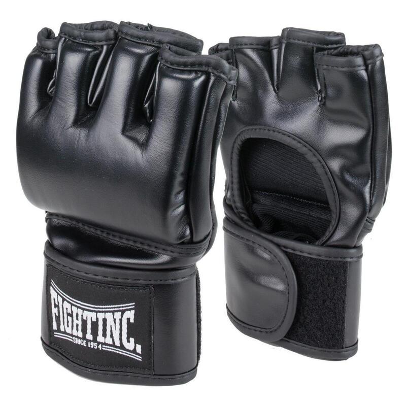 MMA Handschuhe Striker OHNE Daumen schwarz/weiss (001)