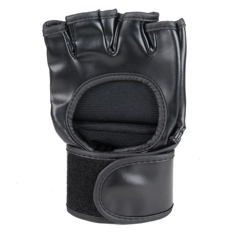 MMA Handschuhe Striker OHNE Daumen schwarz/weiss (001)