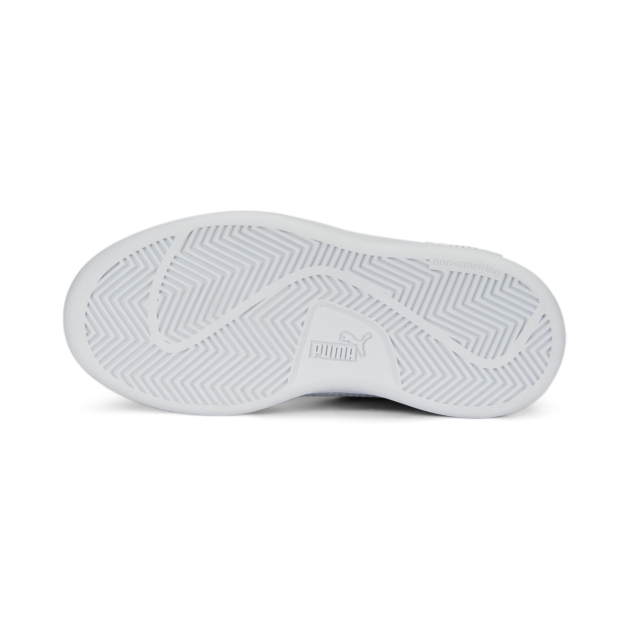 Smash 3.0 leren V sneakers voor kinderen PUMA Navy White For All Time Red Blue 6/7