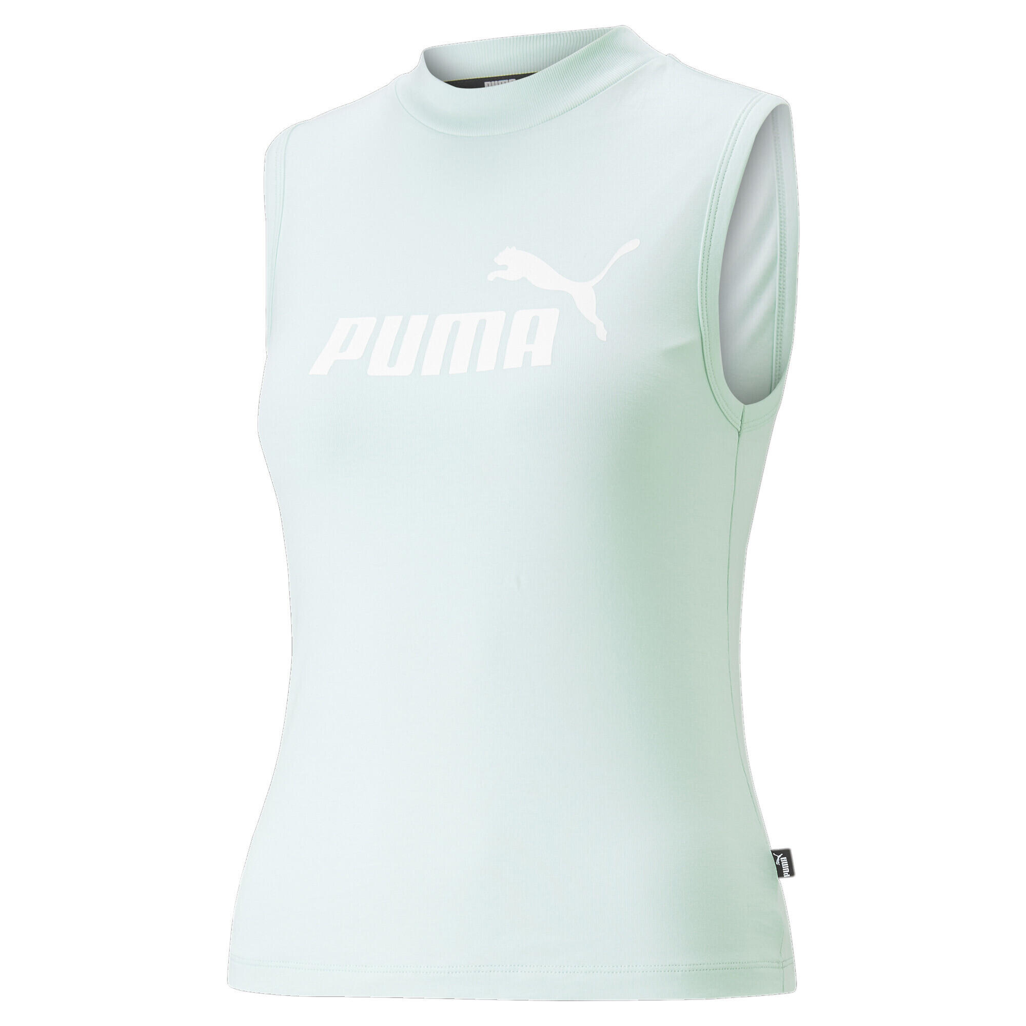 Puma - Top Essentials Slim Logo Femme Puma - Débardeur - Multicolore|vert - 36 Xs - Decathlon