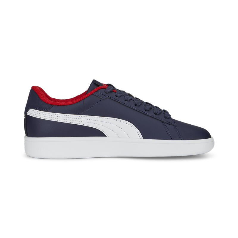 Smash 3.0 Leather Sneakers Jugendliche PUMA Navy White For All Time Red Blue