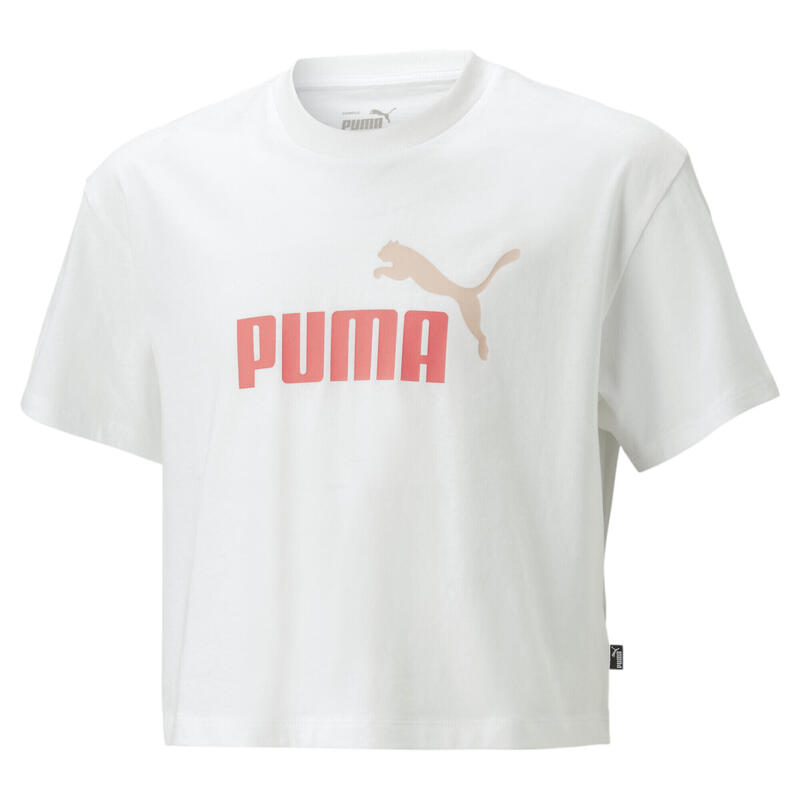 T-shirt corta con logo Girls da ragazza PUMA