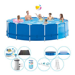 Intex Metal Frame Piscine Super Deal - 457x122 cm