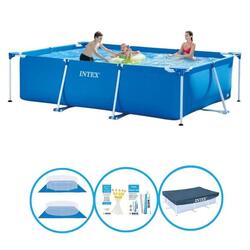 Intex Piscine Rectangular Frame 300x200x75 cm - Avec des accessoires