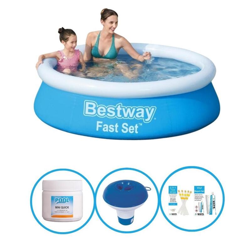 Bestway - Fast Set - Opblaasbaar zwembad - 183x51 cm - Rond