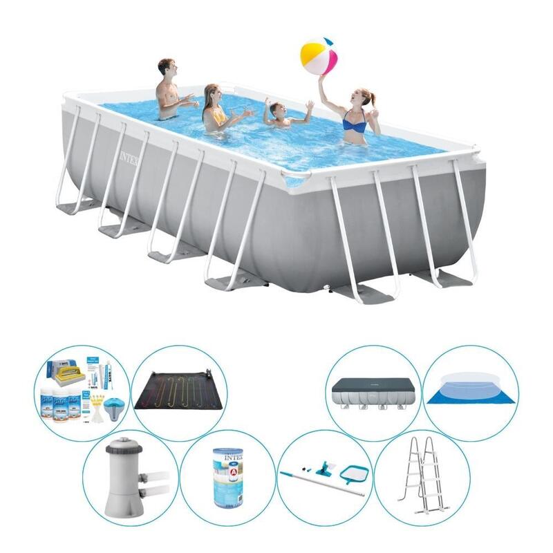 Intex Prism Frame Piscine Super Deal - 488x244x107 cm