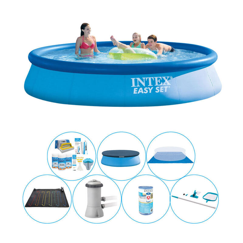 Pack de piscine - Intex Easy Set Ronde 396x84 cm