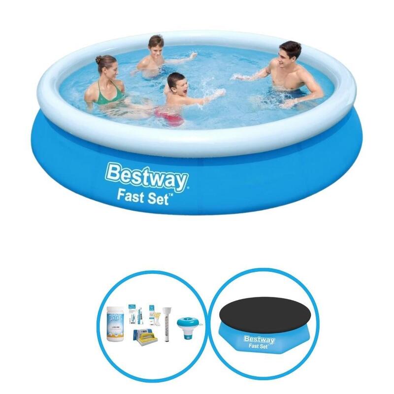 Bestway - Fast Set - Opblaasbaar zwembad - 366x76 cm - Rond