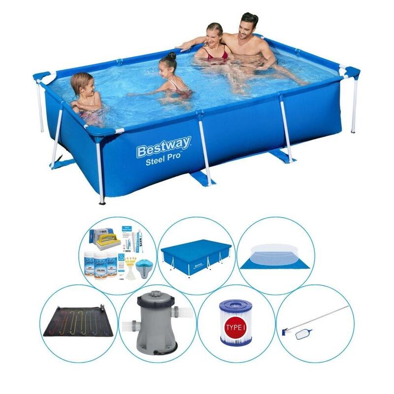 Bestway Steel Pro Rectangulaire 259x170x61 cm - Pack de piscine