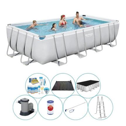 Pack de piscine - Bestway Power Steel Rectangulaire 549x274x122 cm
