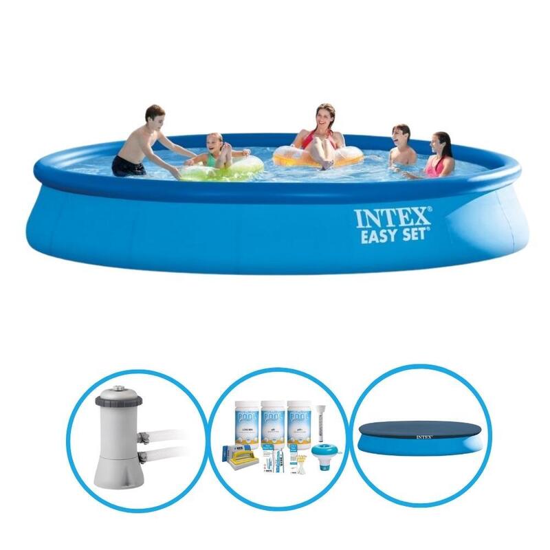 Intex Piscine Easy Set - Forfait Piscine - 457x84 cm