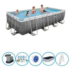 Bestway - Piscine Power Steel - Forfait Piscine - 549x274x122 cm