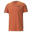 Essentials+ T-shirt met band voor heren PUMA Chili Powder Orange