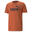 T-shirt Essentials Logo PUMA Chili Powder Orange para homem