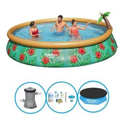 Bestway - Piscine Fast Set - 457x84 cm - Forfait Piscine