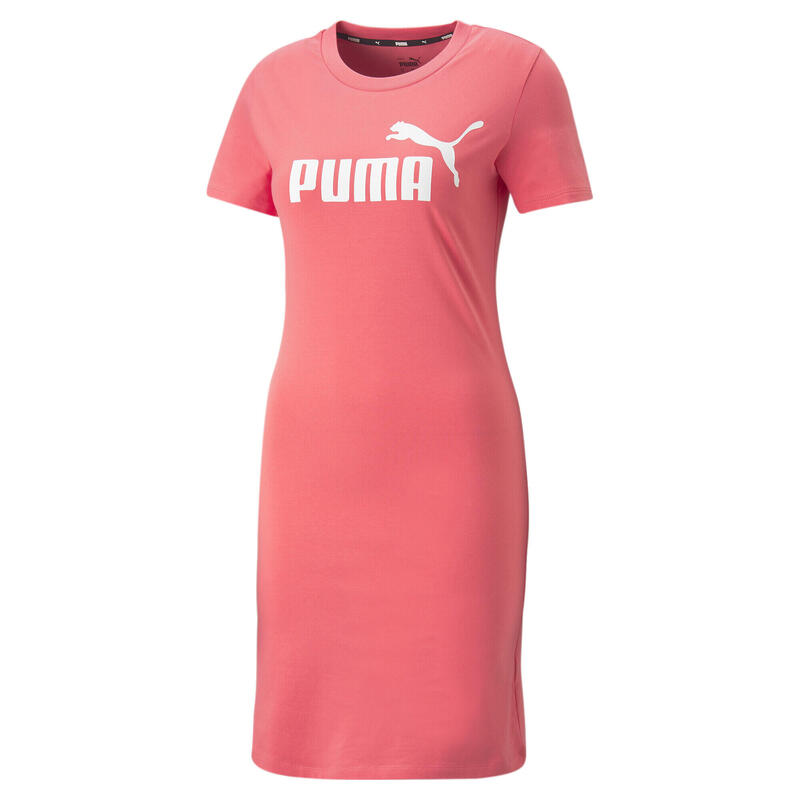 Essentials T-Shirt-Kleid mit schmaler Passform Damen PUMA Loveable Pink