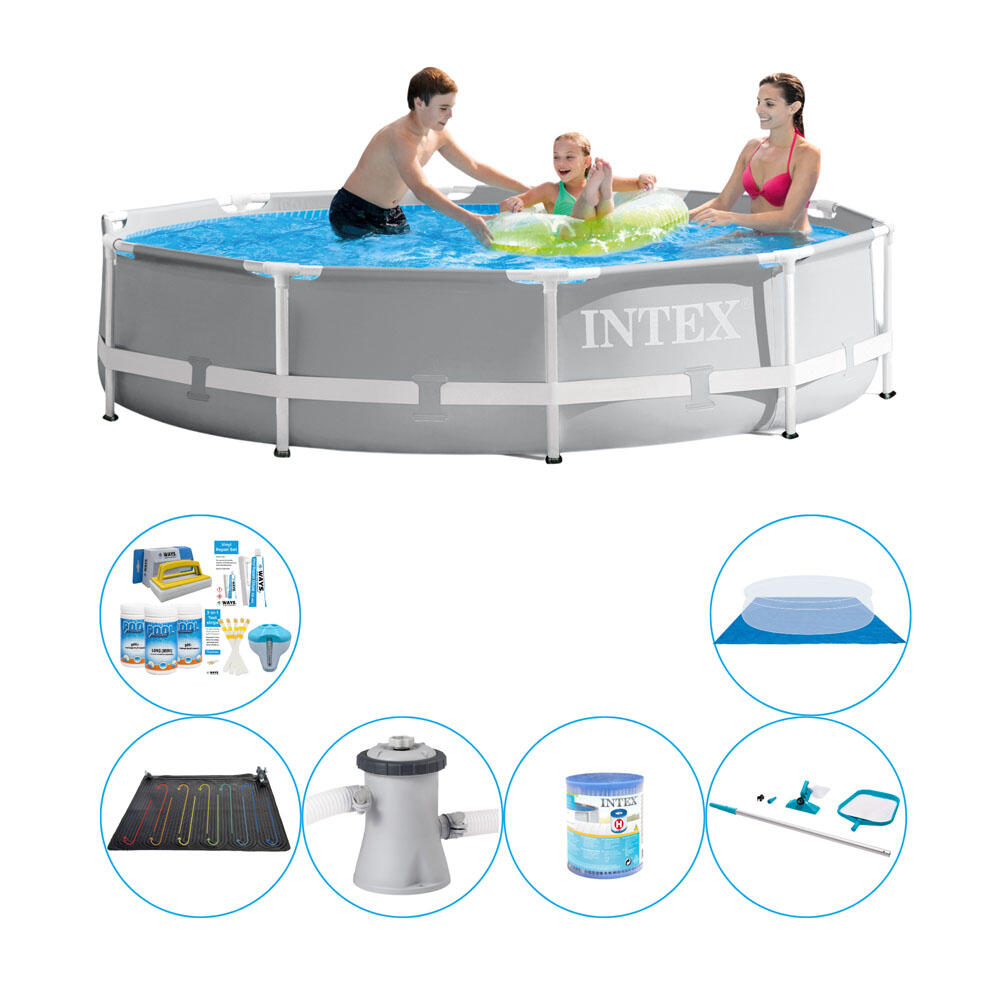 INTEX Zwembad Pakket - 7-delig - Intex Prism Frame Rond 305x76 cm