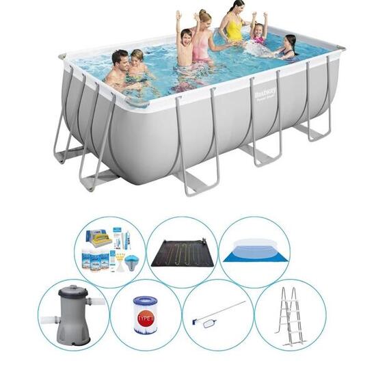 Pack de piscine - Bestway Power Steel 412x201x122 cm - Avec pompe de filtrage