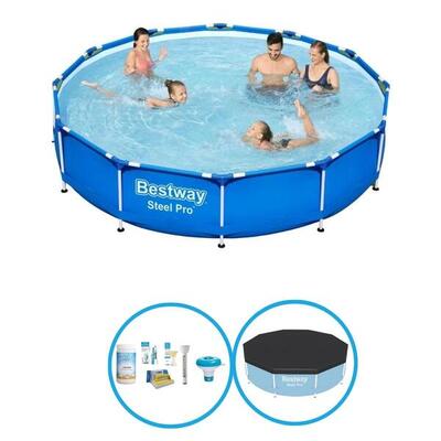 Bestway zwembad steel pro - zwembadpakket - 366x76 cm