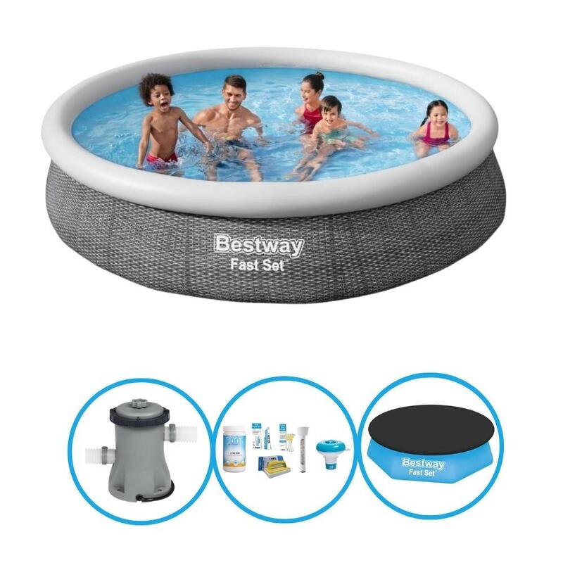 Bestway - Piscine Fast Set - 366x76 cm - Forfait Piscine