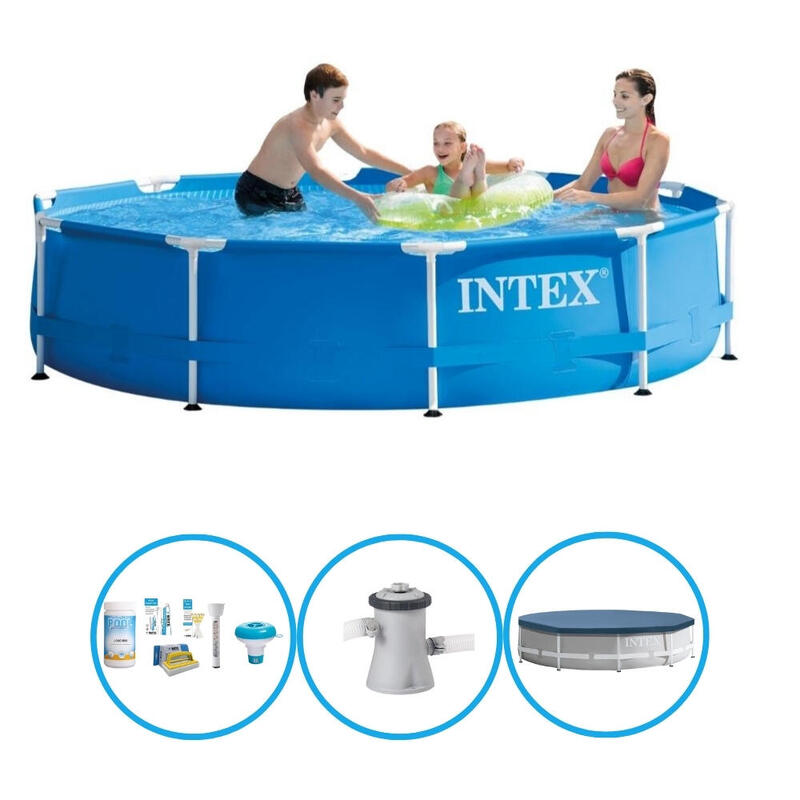 Intex Piscine Metal Frame - Forfait de Piscine - 305x76 cm