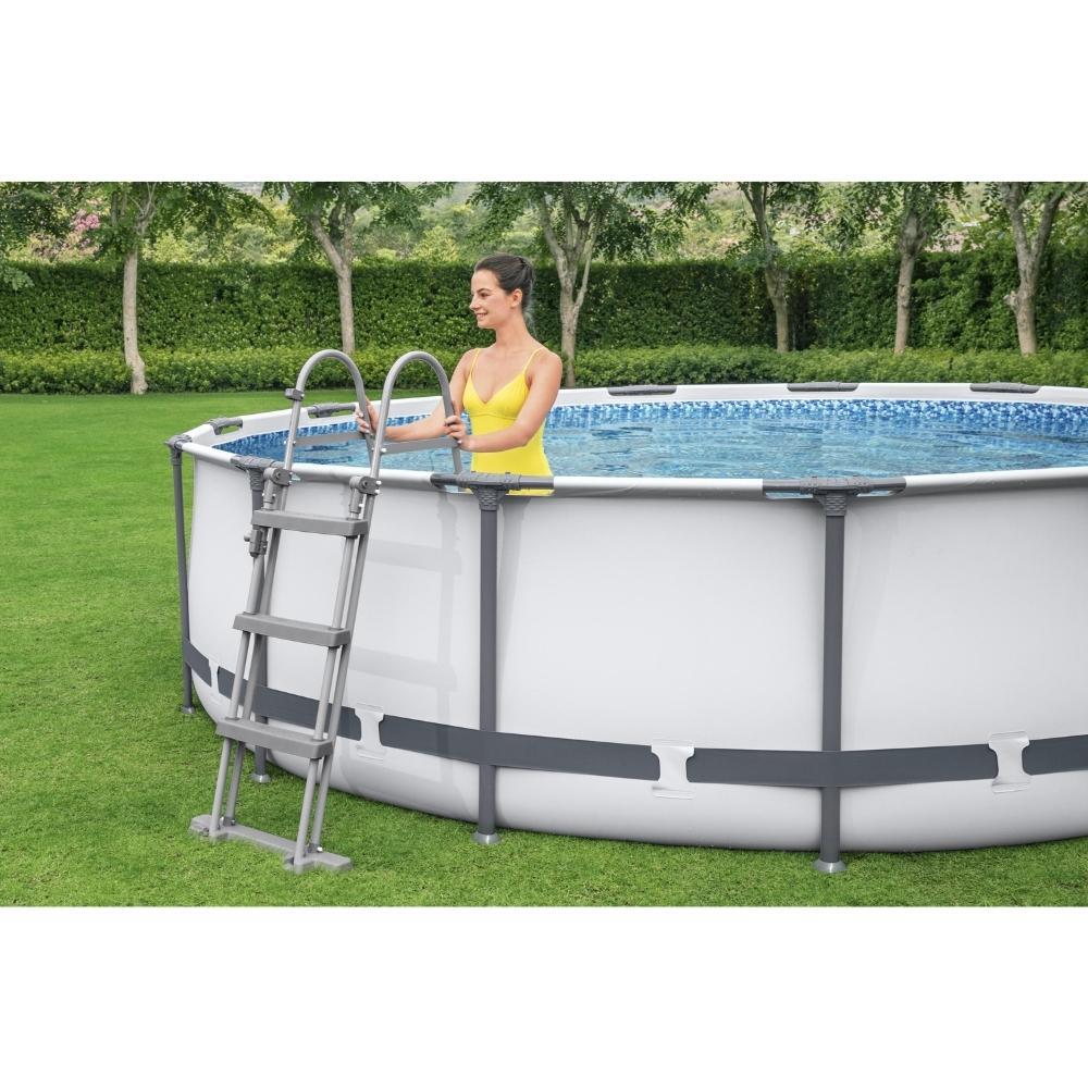 Bestway - Steel Pro MAX - Piscine tubulaire - 427x107 cm - Ronde 7/7