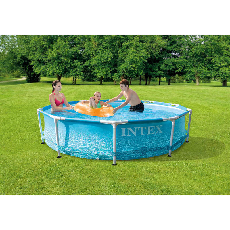 Intex Piscine Metal Frame 305x76 cm - Forfait Piscine