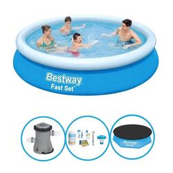 Bestway Piscine Fast Set - Forfait Piscine - 366x76 cm