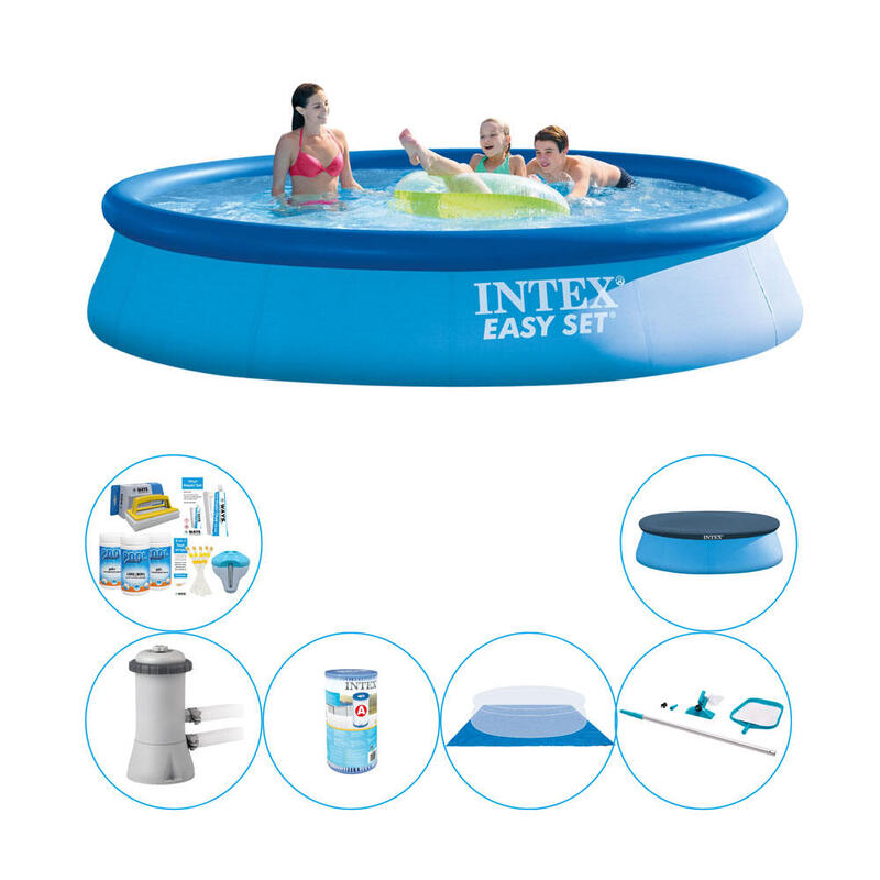 Intex Easy Set Piscine Super Deal - 396 x 84 cm