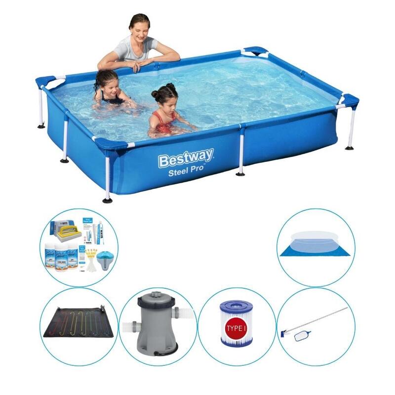 Bestway Steel Pro 221x150x43 cm - Pack de piscine