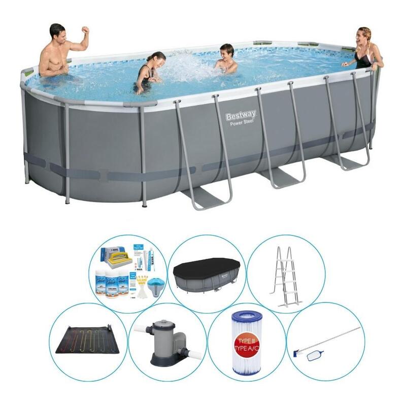 Pack de piscine - Bestway Power Steel 548x274x122 cm