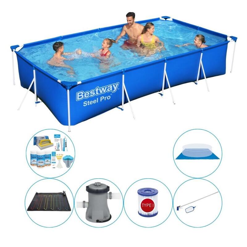 Pack de piscine - Bestway Steel Pro 400x211x81 cm