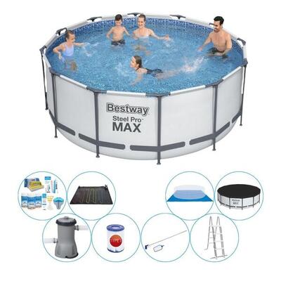 Bestway steel pro max rond 366x122 cm - zwembad met accessoires