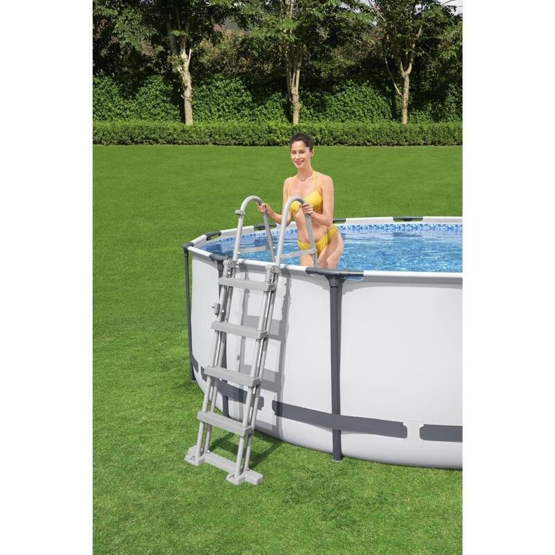 Ø 427 x 122 cm Bestway Steel Pro Max Kit Piscine Ronde