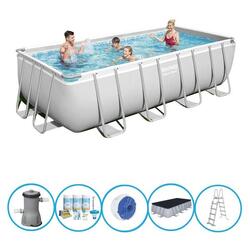 Bestway - Piscine Power Steel - Forfait Piscine - 488x244x122 cm
