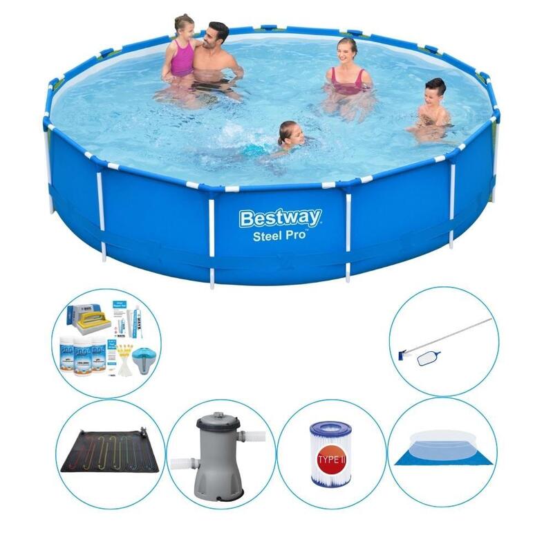 Pack de piscine - Bestway Steel Pro 396x84 cm