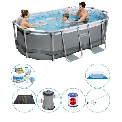 Pack de piscine - Bestway Power Steel 305x200x84 cm - Avec pompe de filtrage