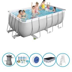 Bestway - Piscine Power Steel - Forfait Piscine - 412x201x122 cm