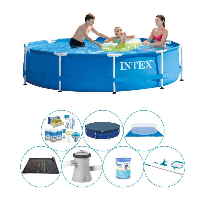 Intex Metal Frame Ronde 305x76 cm - Pack de piscine