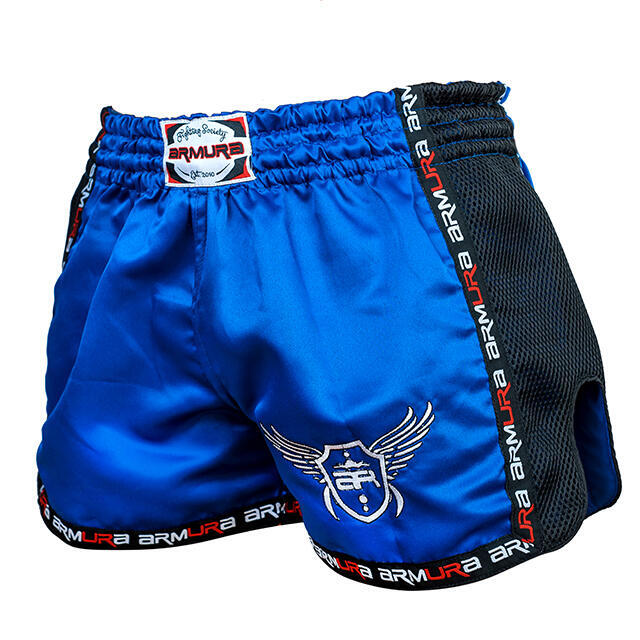 Short kickboxing ARMURA  Muay 2.0 Albastru/Negru