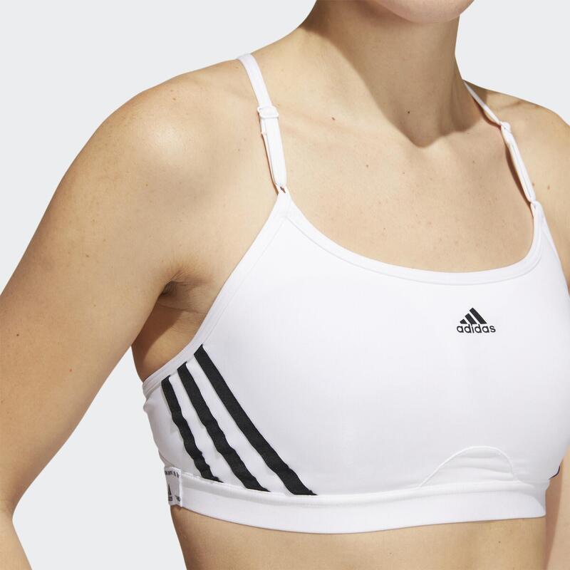 Brassière adidas Aeroreact Training Light-Support 3-Stripes