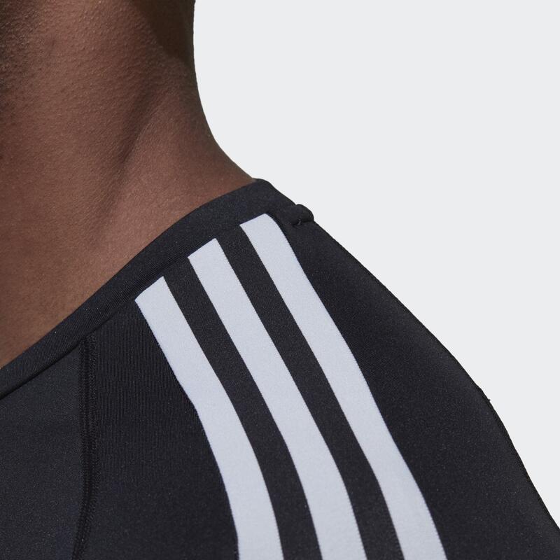 Maglia da allenamento Techfit 3-Stripes Long Sleeve