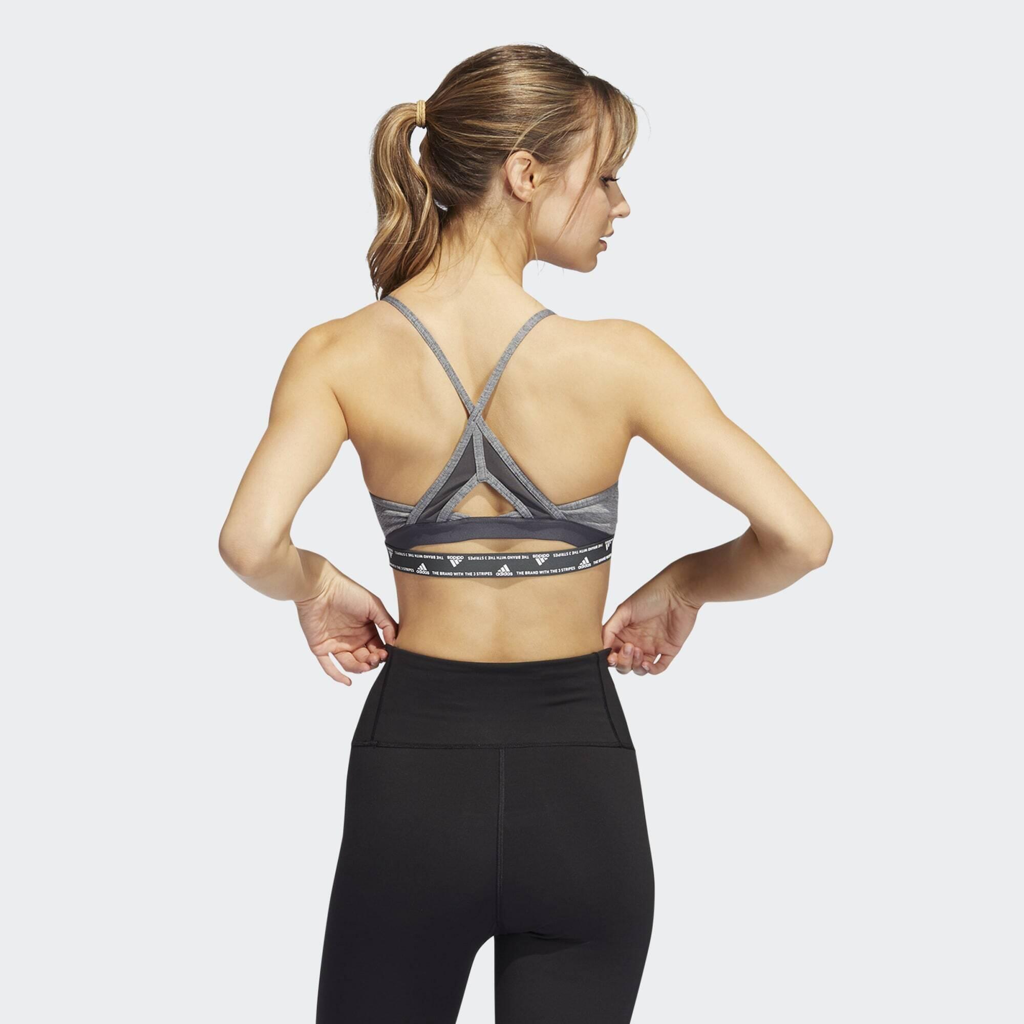 Brassière adidas Aeroreact Training Light-Support 3-Stripes 3/6