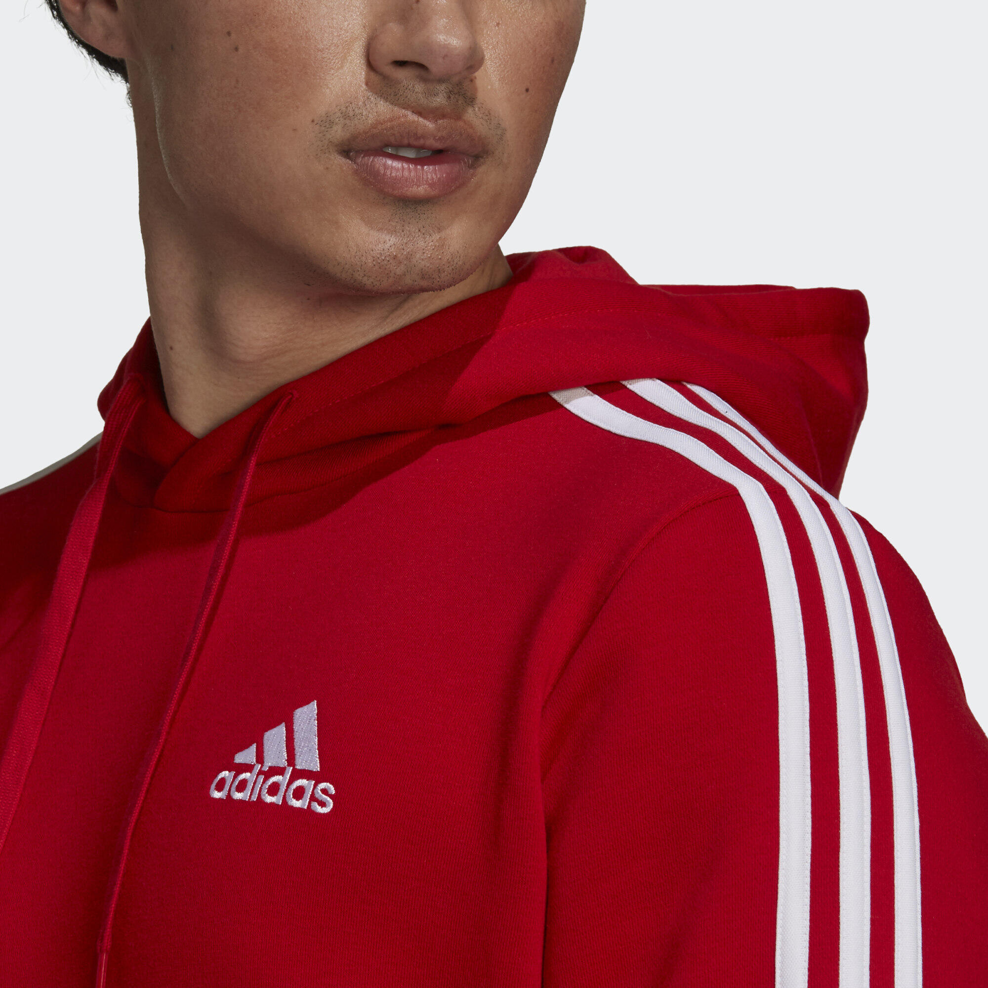 Camisola com capuz adidas Essentials Fleece 5/5