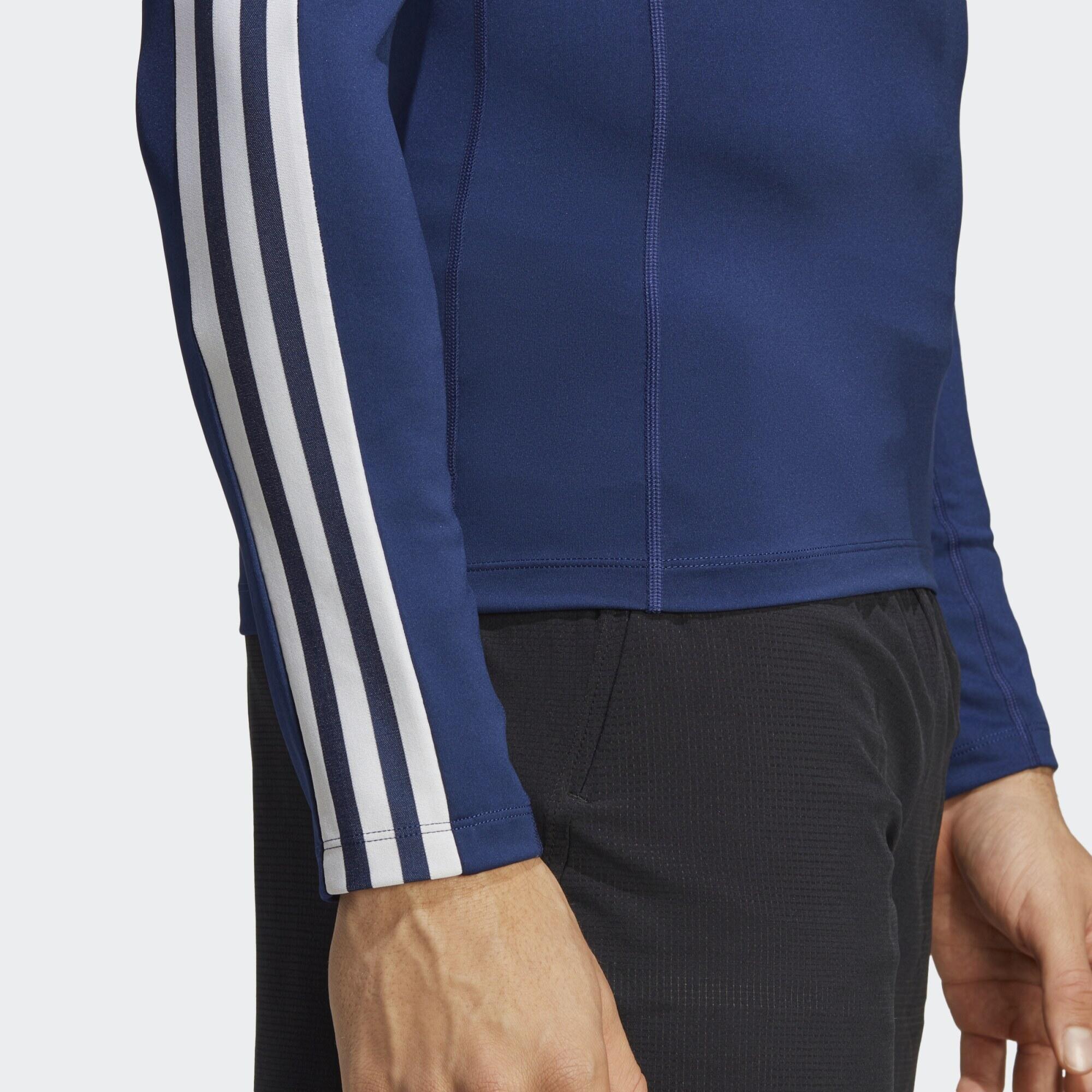 Techfit 3-Stripes Training Long Sleeve Tee 5/5